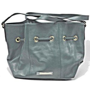 Lauren Merkin Peyton Bucket Purse Green Lambskin